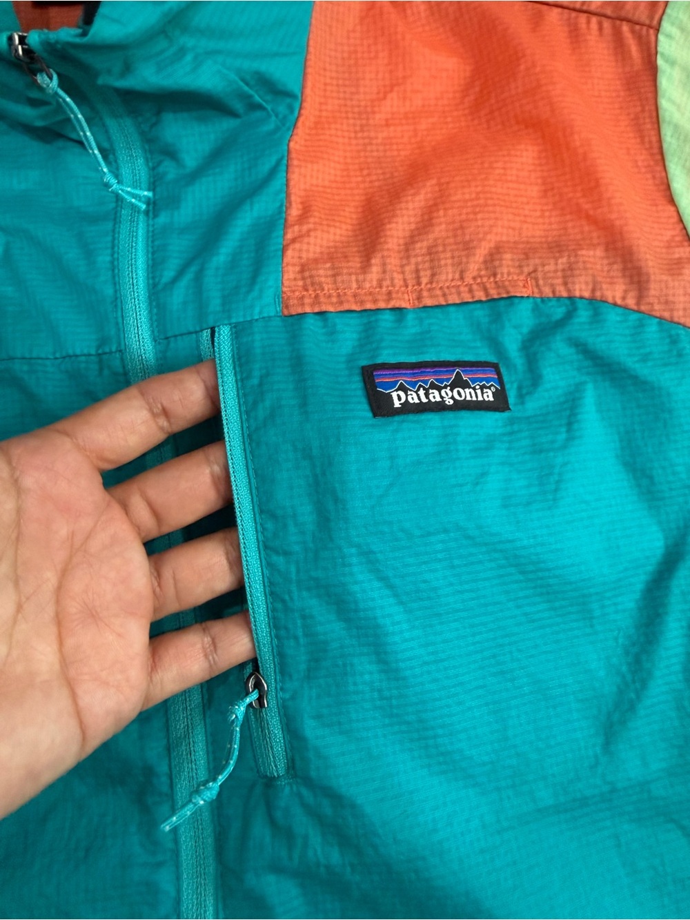 Patagonia Houdini Stash 1/2 Zip Pullover XS Windbreaker NWT Colorblock - Picture 4 of 8